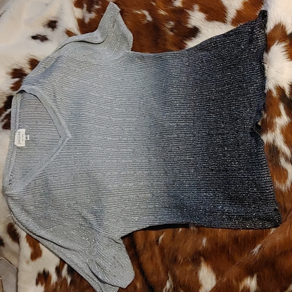 Jaguar Knitted Sparkle Shirt Sz XL